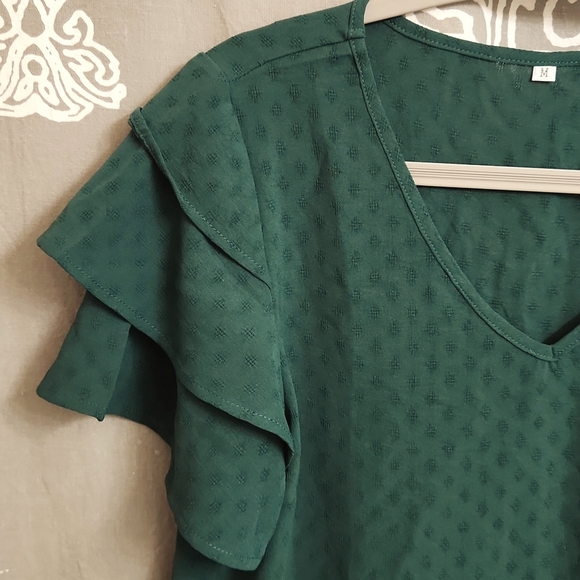 Ruffle sleeve blouse - Picture 4 of 7